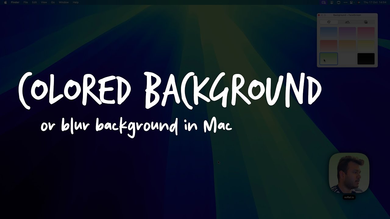 Video thumbnail: FaceScreen used in a real recording